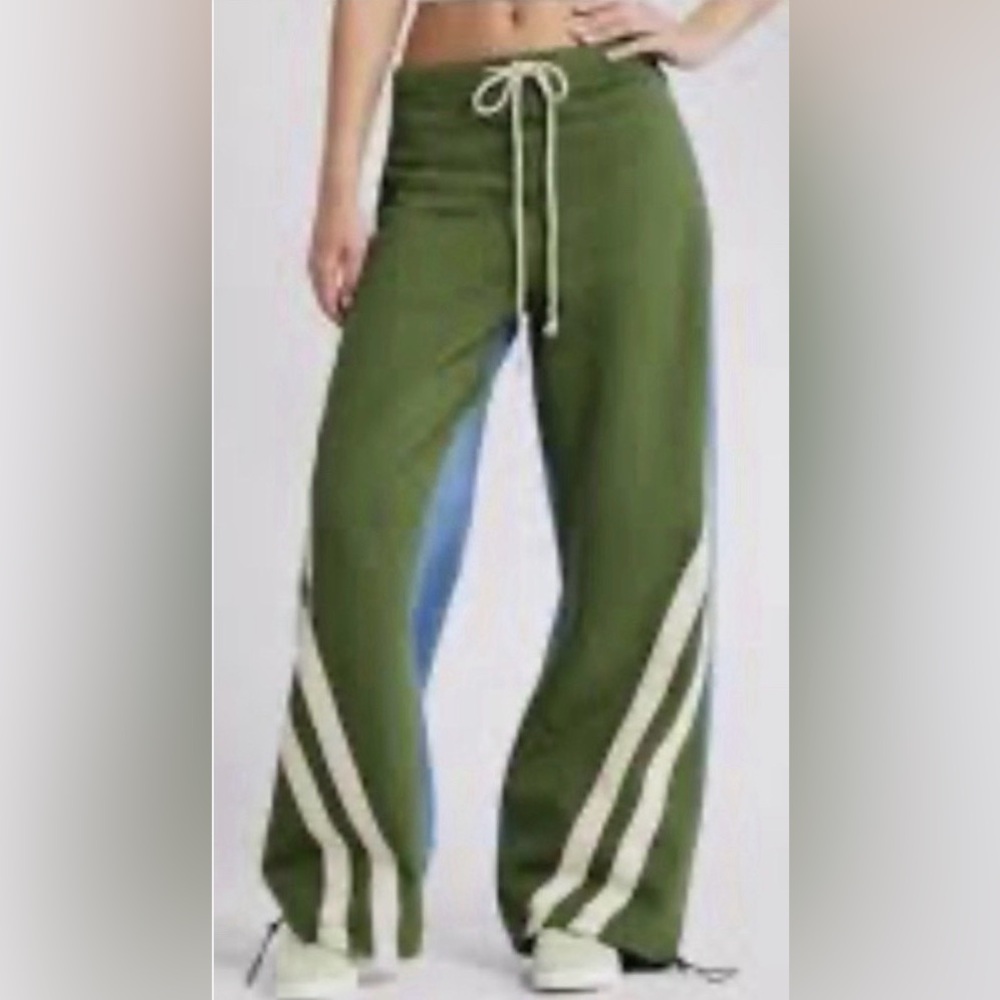 Green/Jean Wide-Leg Jeans, super cozy. 2-4